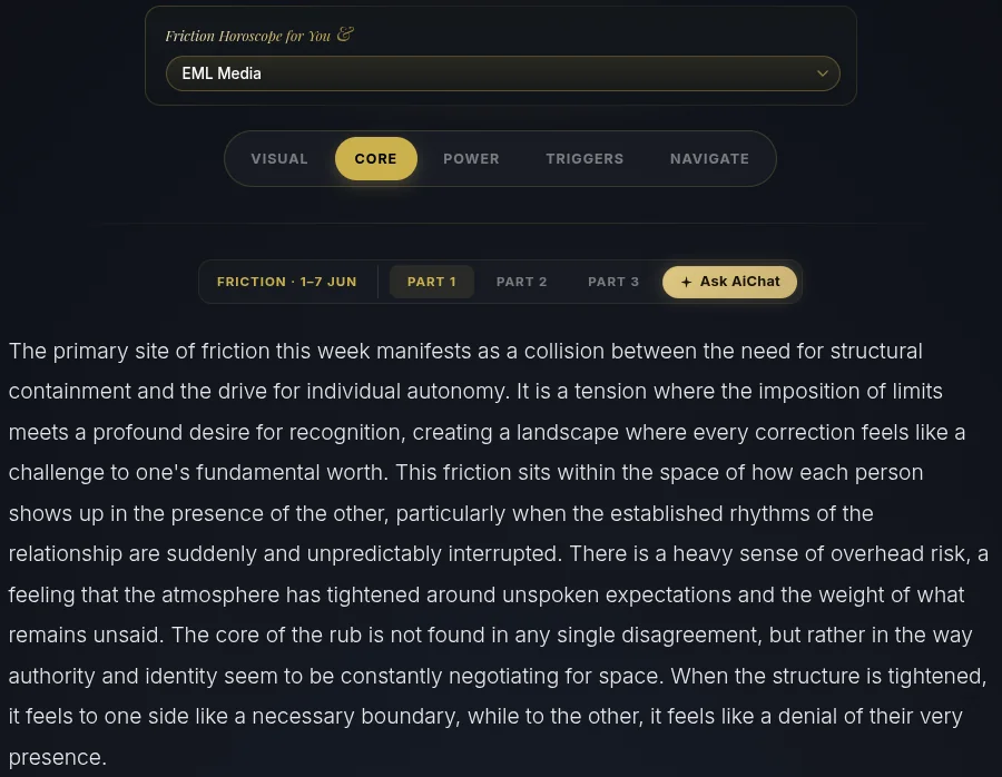 Ta lecture de friction, en langage clair