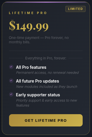 The Lifetime plan